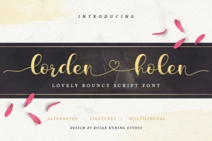 Lorden Holen Font Download