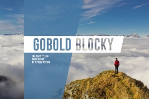 Gobold Blocky Font Download