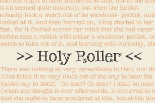 Holy Roller Font Download