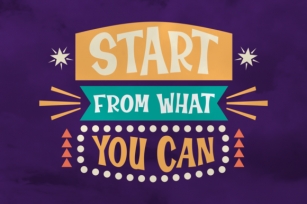 Start from What You Can Font Download