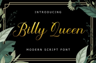 Billy Queen Font Download