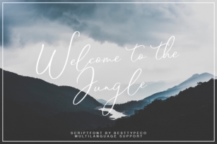Welcome to the Jungle Font Download