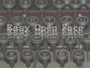 Easy Open Face Font Download
