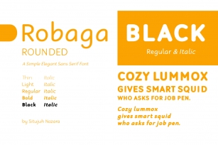 Robaga Rounded Black Font Download