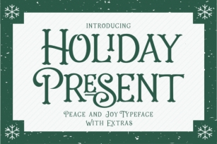 Holiday Present Family Font Download
