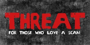 Threat Font Download