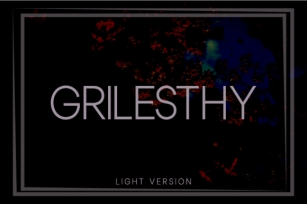 Grilesthy Light Font Download