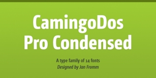 CamingoDos Pro Condensed Font Download