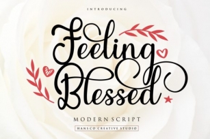 Feeling Blessed Font Download