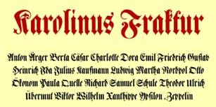 Karolinus Fraktur Font Download