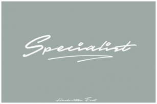 Specialist Font Download