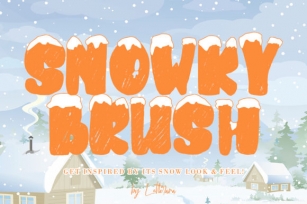 Snowkybrush Font Download
