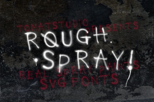 Rough Spray Font Download