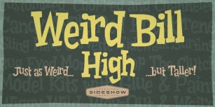 Weird Bill High Font Download