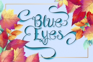 Blue Eyes Font Download