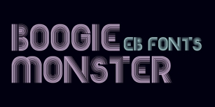 EB Boogie Monster Font Download