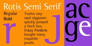 Rotis Semi Serif Font Download