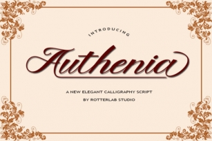 Authenia Script Font Download