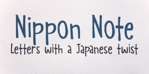 Nippon Note Font Download