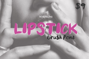 Lipstick Brush Font Download