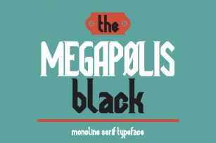 Megapolis Black Font Download