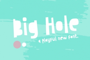 Big Hole Font Download