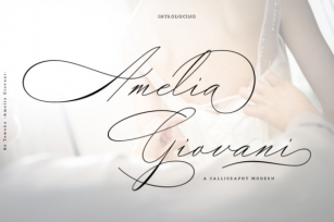 Amelia Giovani Font Download