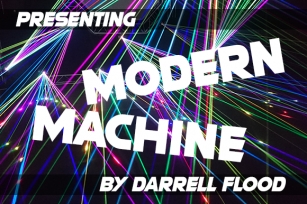 Modern Machine Font Download