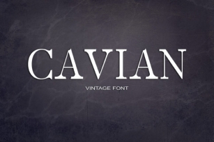 Cavian Font Download