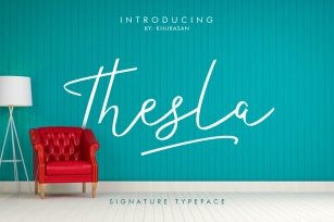 Thesla Script Font Download