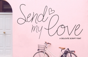 Send My Love Font Download