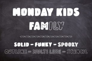 Monday Kids Family Font Download
