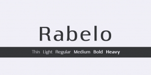 Rabelo Heavy Font Download