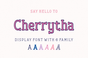 Cherrytha Font Download