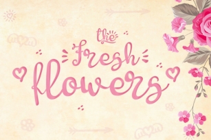 Fresh Flowers Font Download
