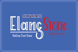 Elang Stone Font Download