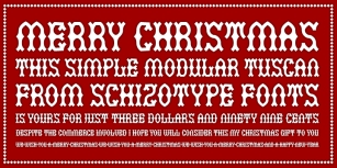 Christmas Tuscan Font Download