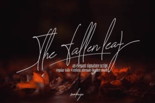 The Fallen Leaf Font Download