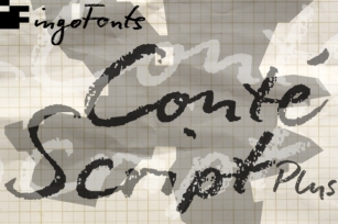 Conté Script Plus Font Download