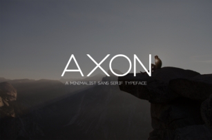 Axon Minimalist Font Download