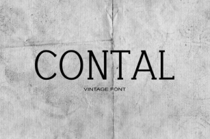 Contal Font Download