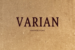 Varian Font Download