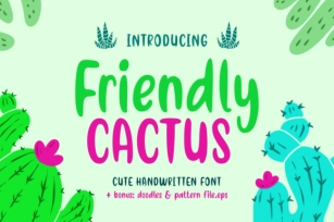 Friendly Cactus Font Download