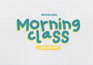 Morning Class Font Download