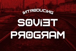 Soviet Program Font Download