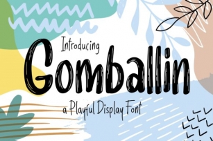 Gomballin Font Download