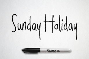 Sunday Holiday Font Download