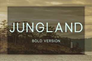 Jungland Bold Font Download