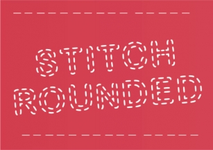 Stitch Rounded Font Download