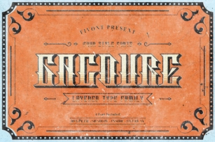 Gacoure Family Font Download